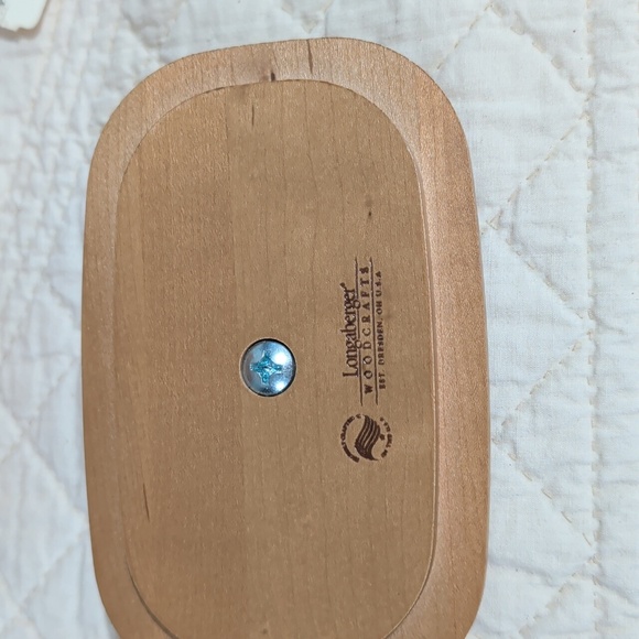 Longaberger Tree Trimming Yuletide Basket, Protector, Lid, Tie On - Picture 3 of 10